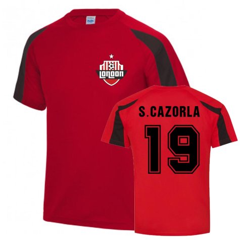 Santi Cazorla Arsenal Sports Training Jersey (Red)