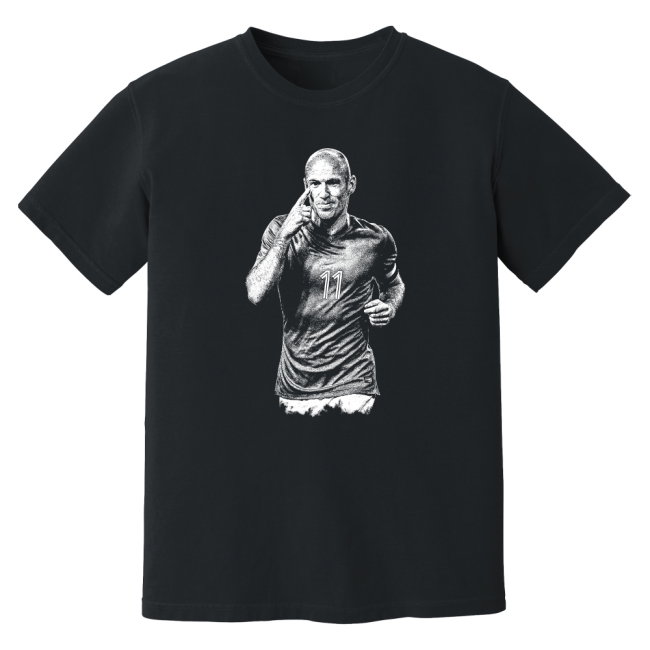 Arjen Robben Holland Phantom Graphic Tee - Black