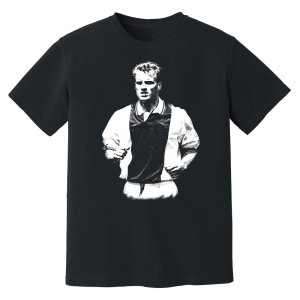 Bergkamp Ajax Phantom Graphic Tee - Black