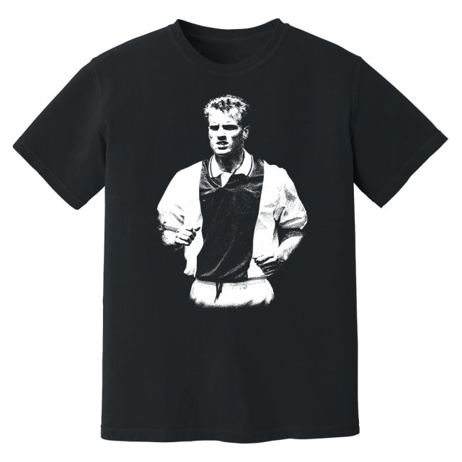 Bergkamp Ajax Phantom Graphic Tee - Black