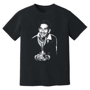 Garrincha Brazil World Cup Phantom Graphic Tee - Black