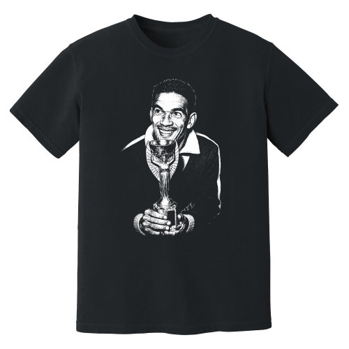 Garrincha Brazil World Cup Phantom Graphic Tee - Black