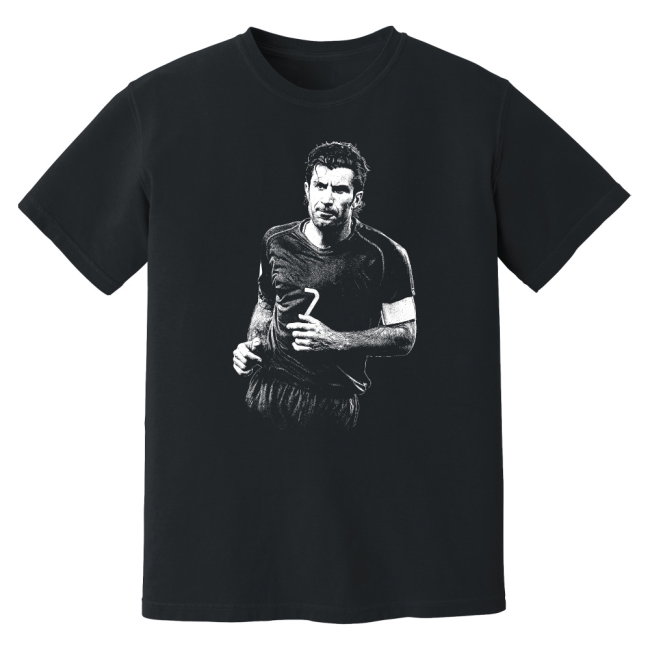 Figo Portugal Phantom Graphic Tee - Black