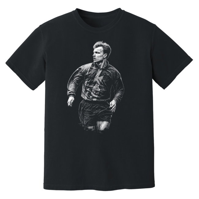 Bergkamp Arsenal 1995-1996 Phantom Graphic Tee - Black