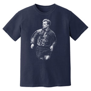 Bergkamp Arsenal 1995-1996 Phantom Graphic Tee - Navy