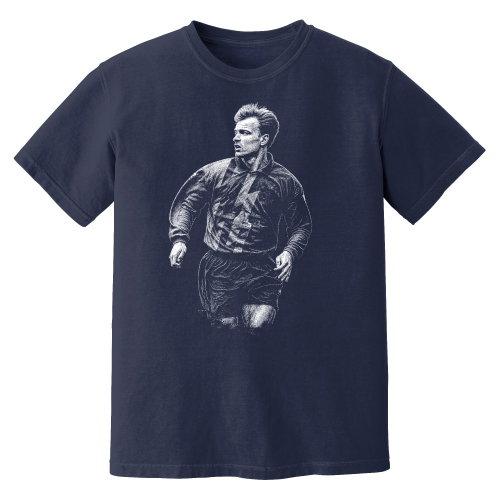 Bergkamp Arsenal 1995-1996 Phantom Graphic Tee - Navy