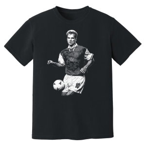 Bergkamp Arsenal Phantom Graphic Tee - Black