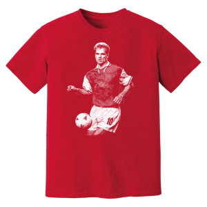 Bergkamp Arsenal Phantom Graphic Tee - Red