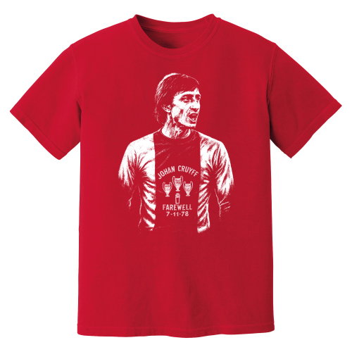Cruyff Ajax Farewell Phantom Graphic Tee - Red