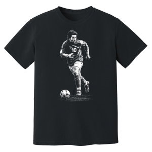 Del Piero Italy Phantom Graphic Tee - Black Alt