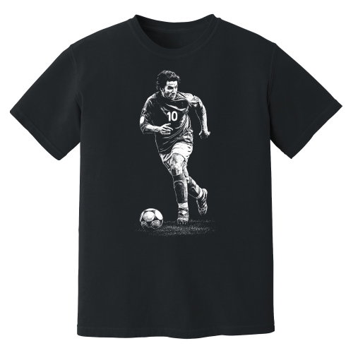 Del Piero Italy Phantom Graphic Tee - Black Alt
