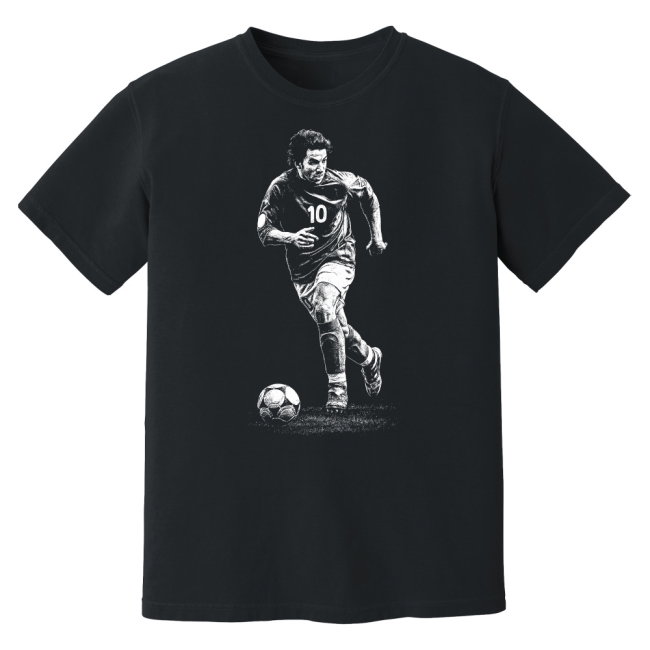 Del Piero Italy Phantom Graphic Tee - Black Alt