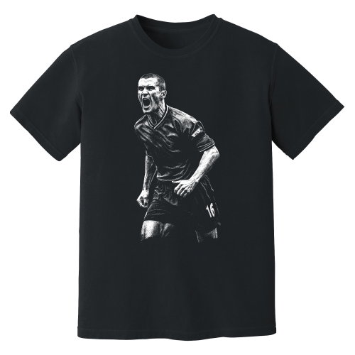 Roy Keane Manchester United Phantom Graphic Tee - Black ALT