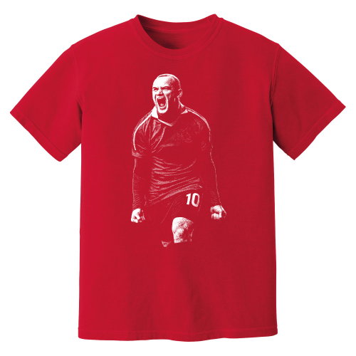 Rooney Manchester United Phantom Graphic Tee - Red