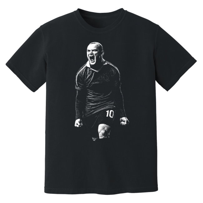Rooney Manchester United Phantom Graphic Tee - Black
