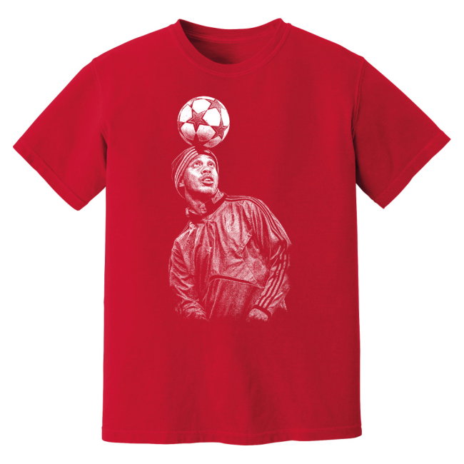 Ronaldinho AC Milan Phantom Graphic Tee - Red