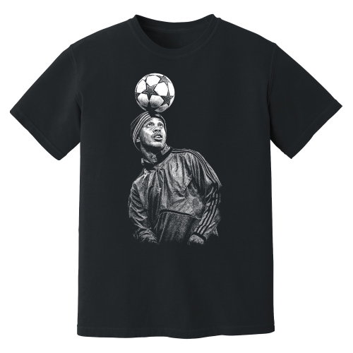 Ronaldinho AC Milan Phantom Graphic Tee - Black