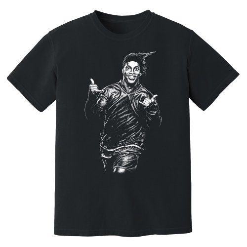 Ronaldinho Barcelona Phantom Graphic Tee - Black