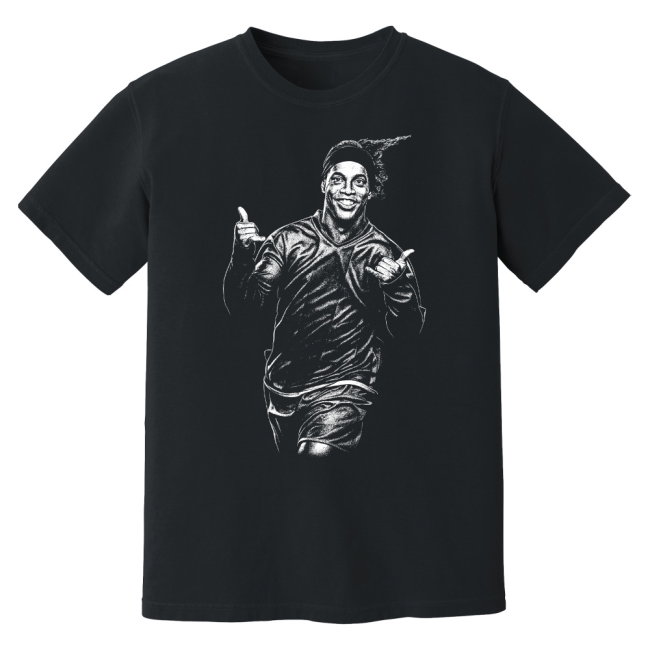 Ronaldinho Barcelona Phantom Graphic Tee - Black