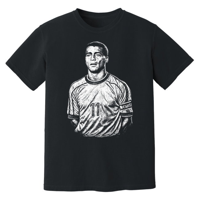 Romario Brazil Phantom Graphic Tee - Black