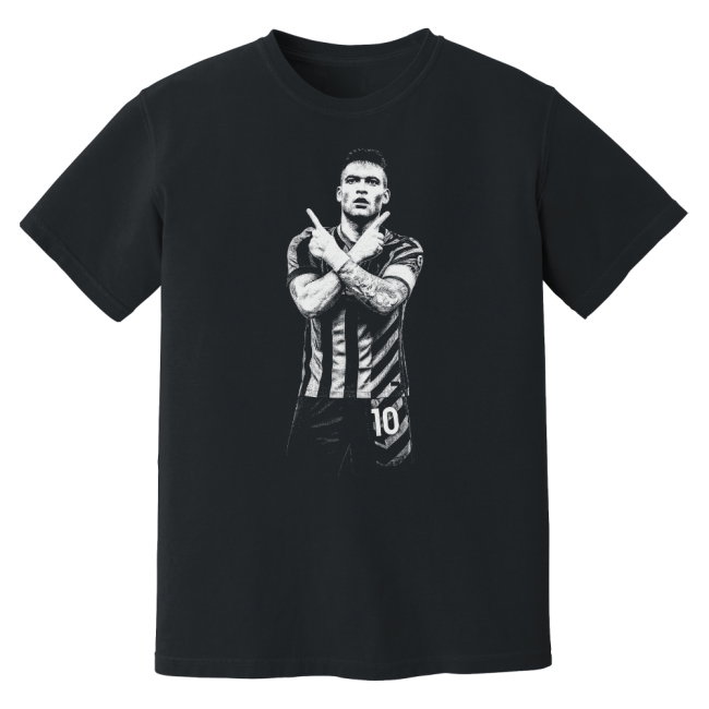 Lautaro Inter Milan Phantom Graphic Tee - Black