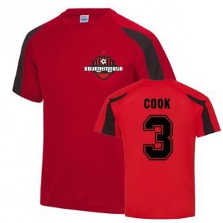 Steve Cook Bournemouth Sports Training Jersey (Red)