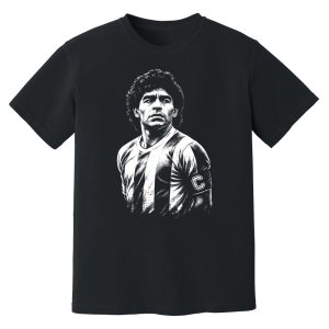 Maradona Argentina Phantom Graphic Tee - Black
