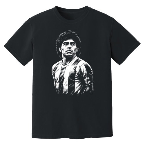 Maradona Argentina Phantom Graphic Tee - Black