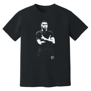 Mbappe France Phantom Graphic Tee - Black Alt