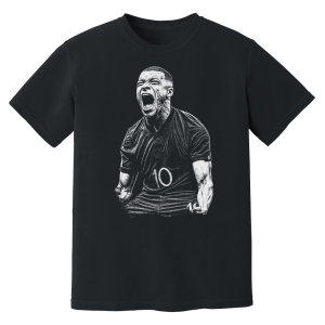 Mbappe France Phantom Graphic Tee - Black