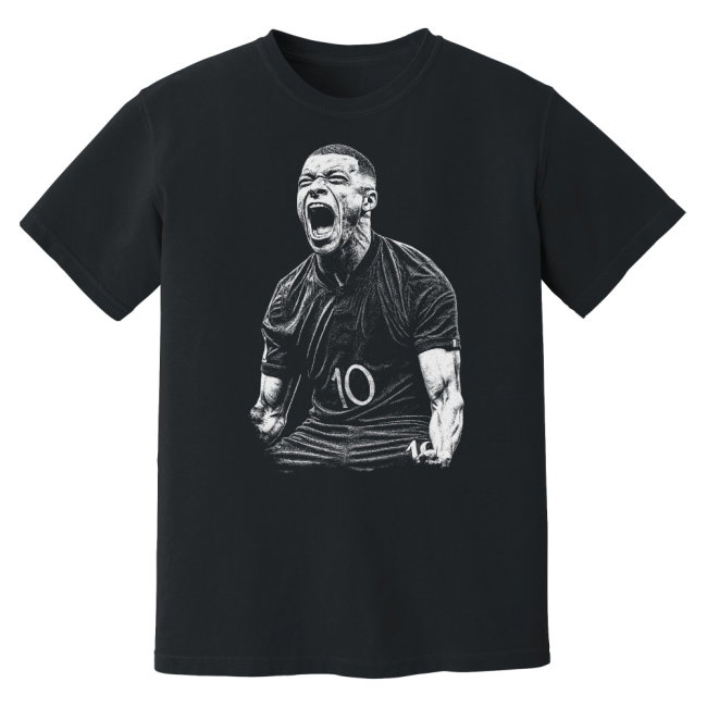 Mbappe France Phantom Graphic Tee - Black