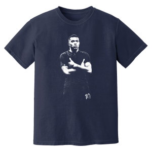 Mbappe France Phantom Graphic Tee - Navy Alt