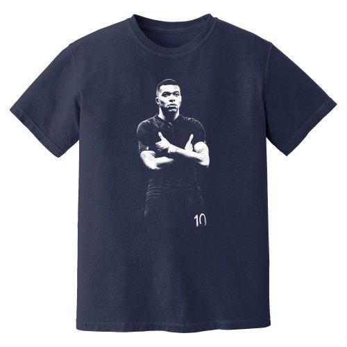 Mbappe France Phantom Graphic Tee - Navy Alt