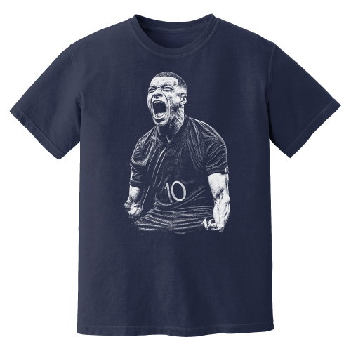 Mbappe France Phantom Graphic Tee - Navy