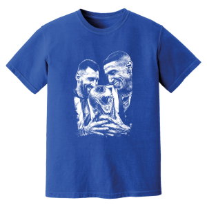 Messi & Di Maria Argentina World Cup Phantom Graphic Tee - Blue