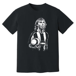 Nedved Juventus Phantom Graphic Tee - Black