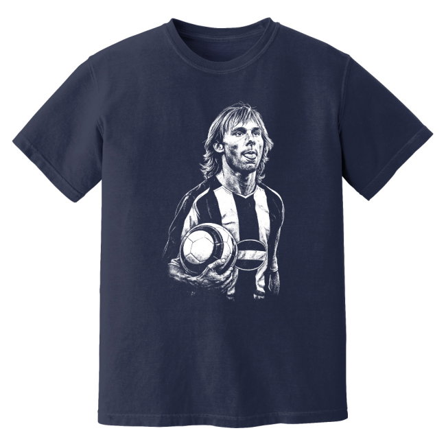Nedved Juventus Phantom Graphic Tee - Navy