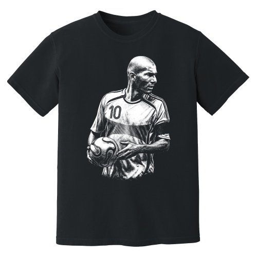 Zidane France World Cup Phantom Graphic Tee - Black