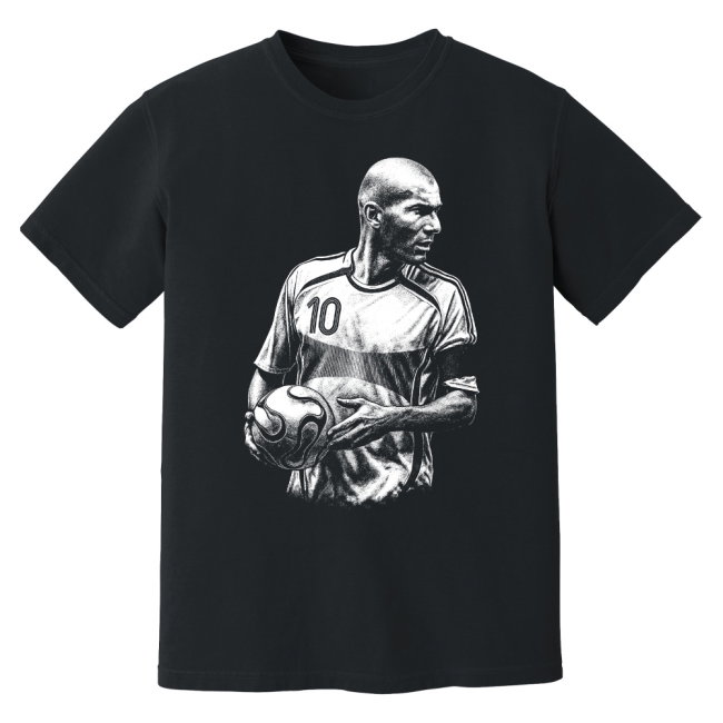 Zidane France World Cup Phantom Graphic Tee - Black