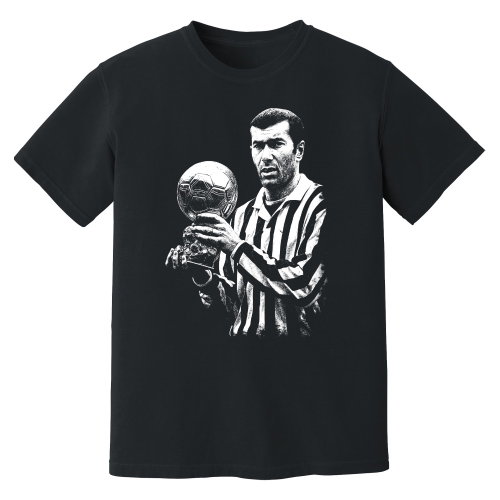 Zidane Juventus Balon d\'Or Phantom Graphic Tee - Black