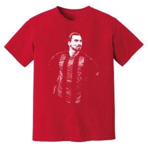 Zlatan AC Milan Phantom Graphic Tee - Red Alt