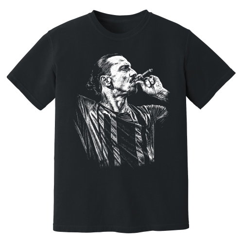 Zlatan AC Milan Cigar Phantom Graphic Tee - Black