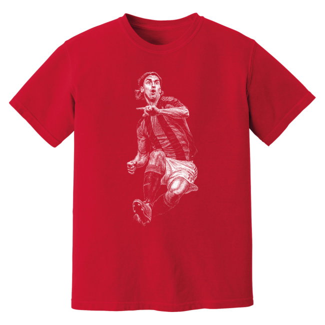 Zlatan AC Milan Phantom Graphic Tee - Red