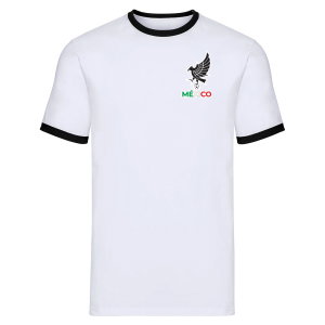 Mexico Logo Ringer Tee (White)