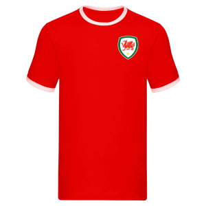 Wales Logo Ringer Tee (Red)