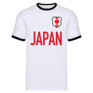 Sweden Logo & Text Ringer Tee (White)