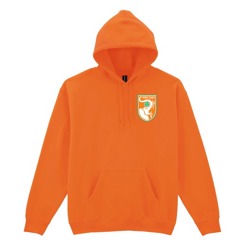 Ivory Coast Logo Hoody (Orange)