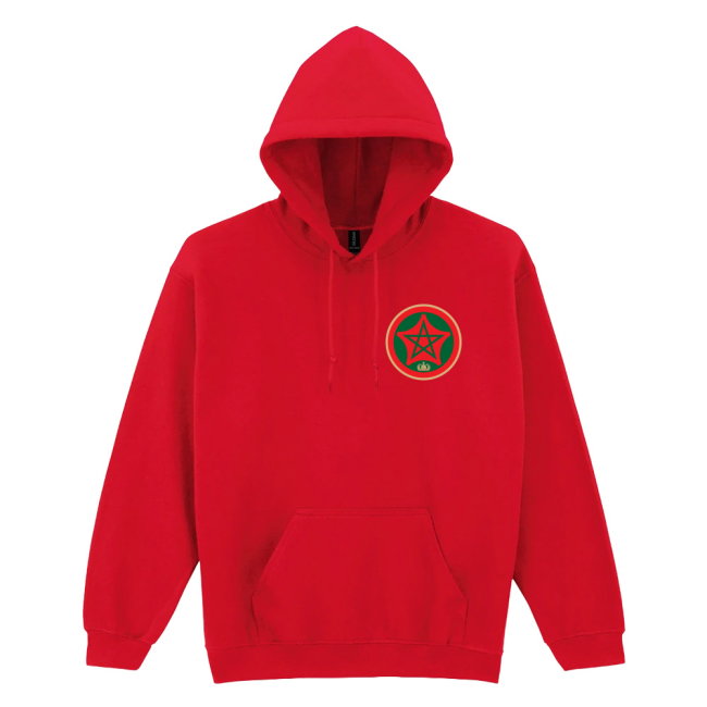 Morocco Logo Hoody (Red)