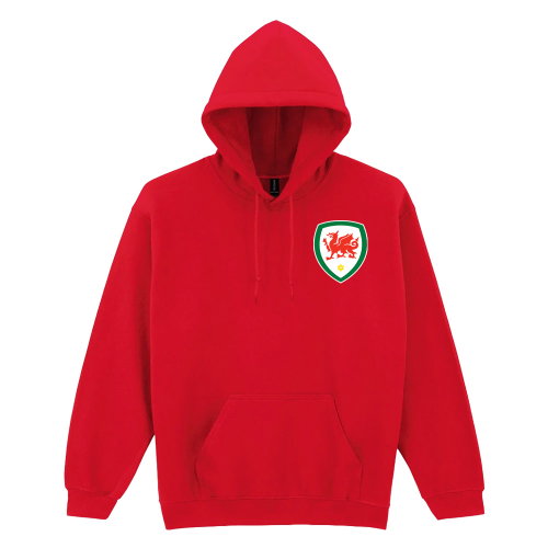 Wales Logo Hoody (Red)