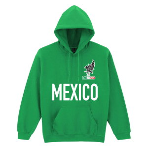 Mexico Logo & Text Hoody (Green)